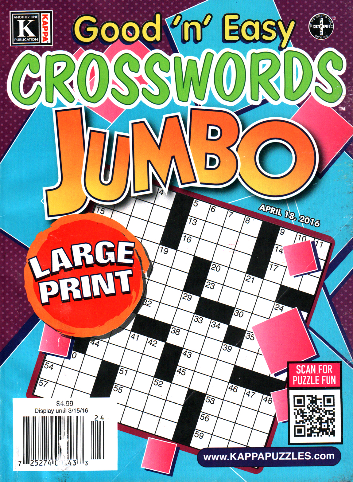Good-N-Easy-Crosswords-Jumbo April 18, 2016 Issue Cover