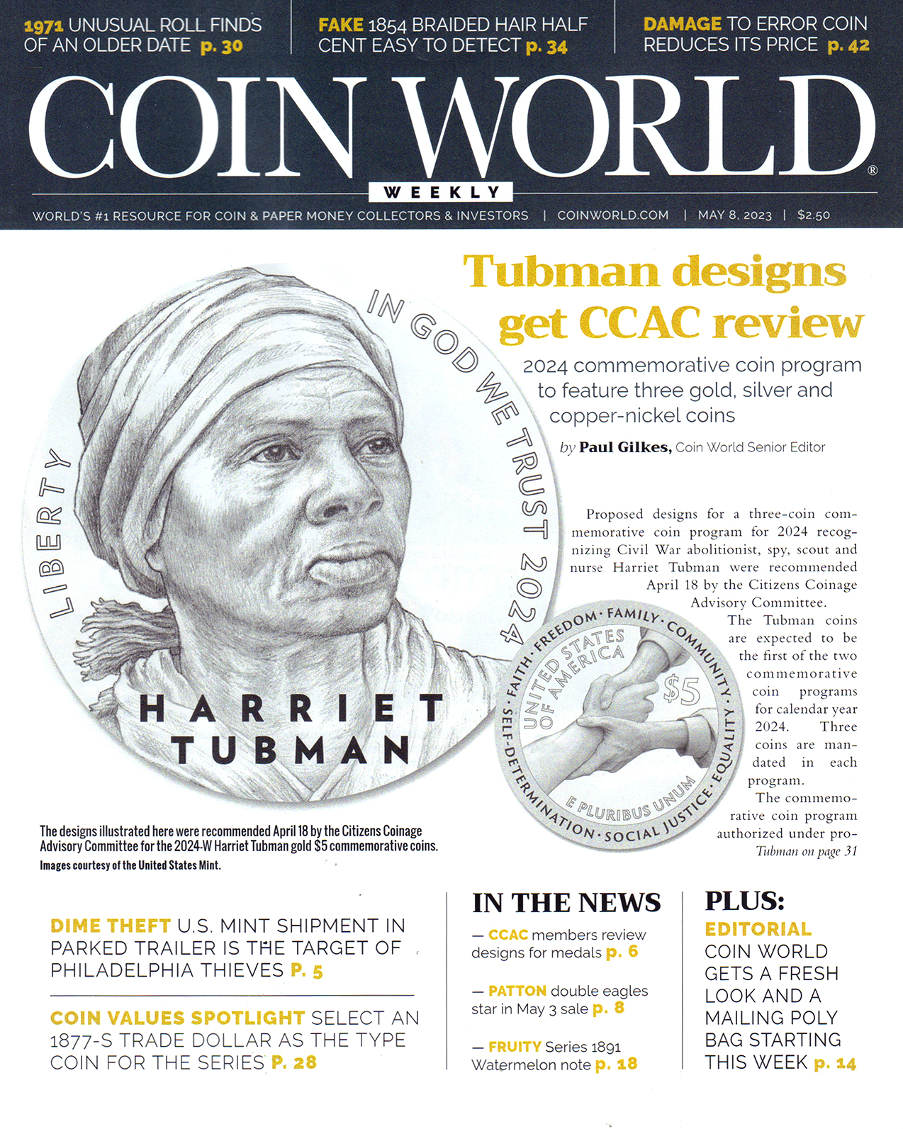 Coin-World-Weekly May 08, 2023 Issue Cover