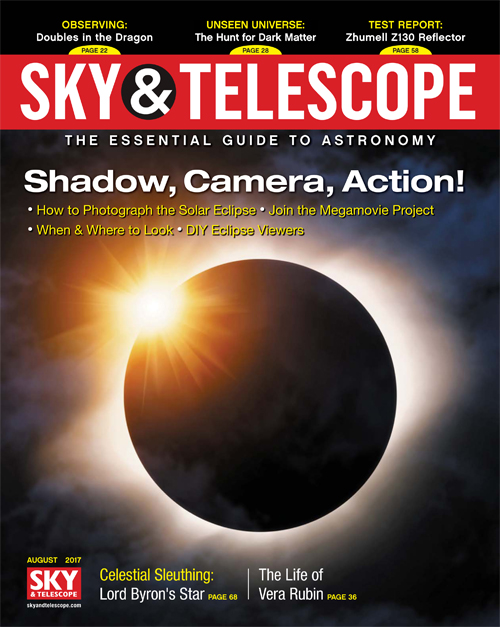Sky-and-Telescope August 01, 2017 Issue Cover