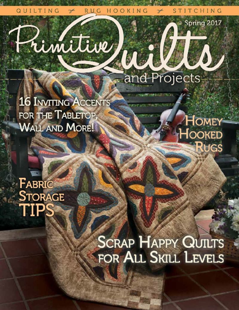 Primitive-Quilts-and-Projects March 01, 2017 Issue Cover