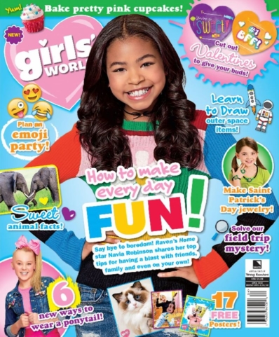 Girls' World April 01, 2018 Issue Cover