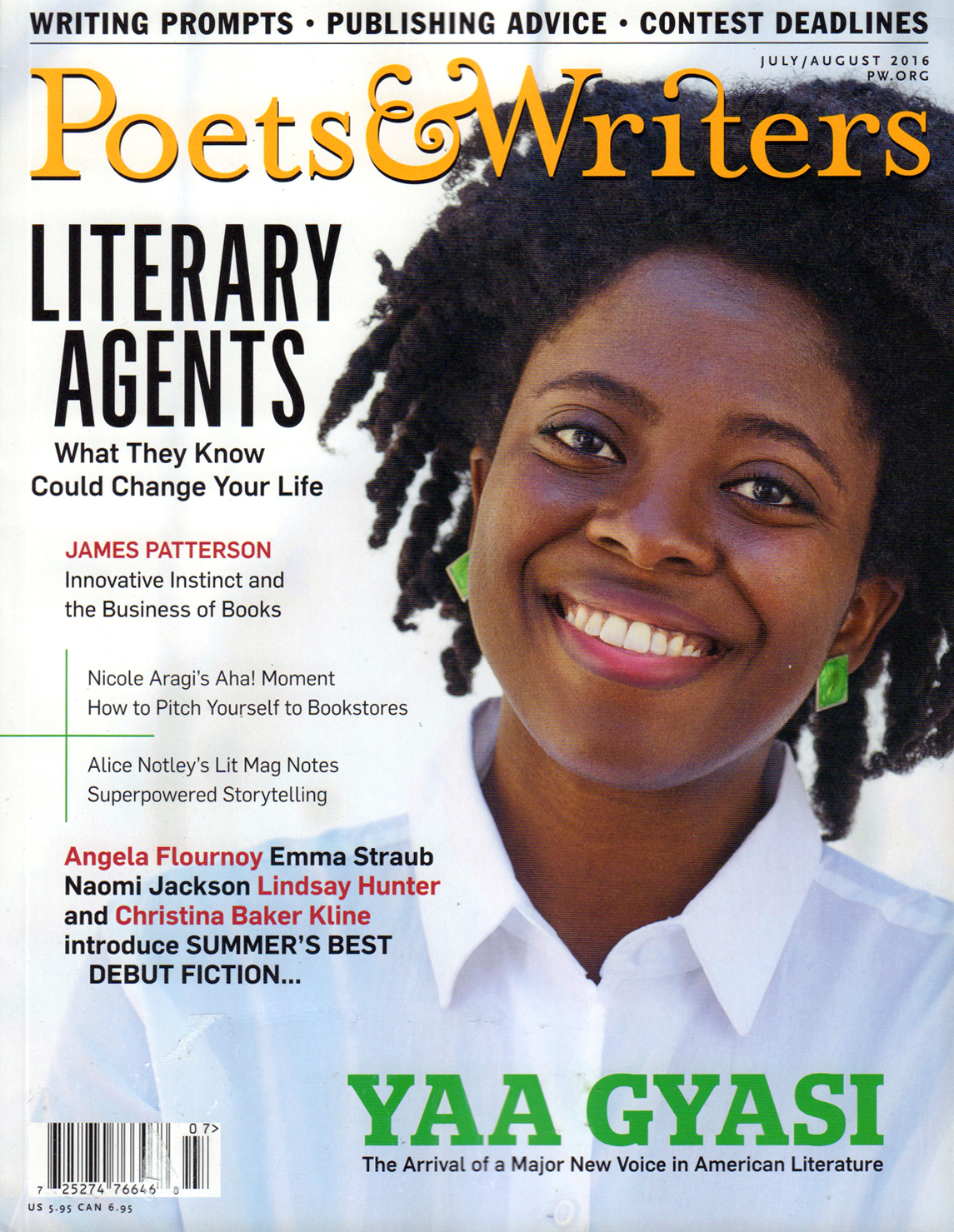 Poets-and-Writers July 01, 2016 Issue Cover