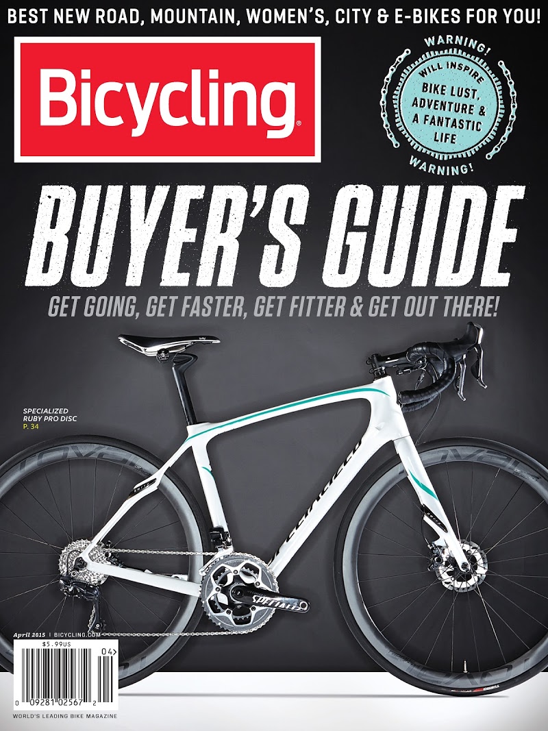 Bicycling April 01, 2015 Issue Cover