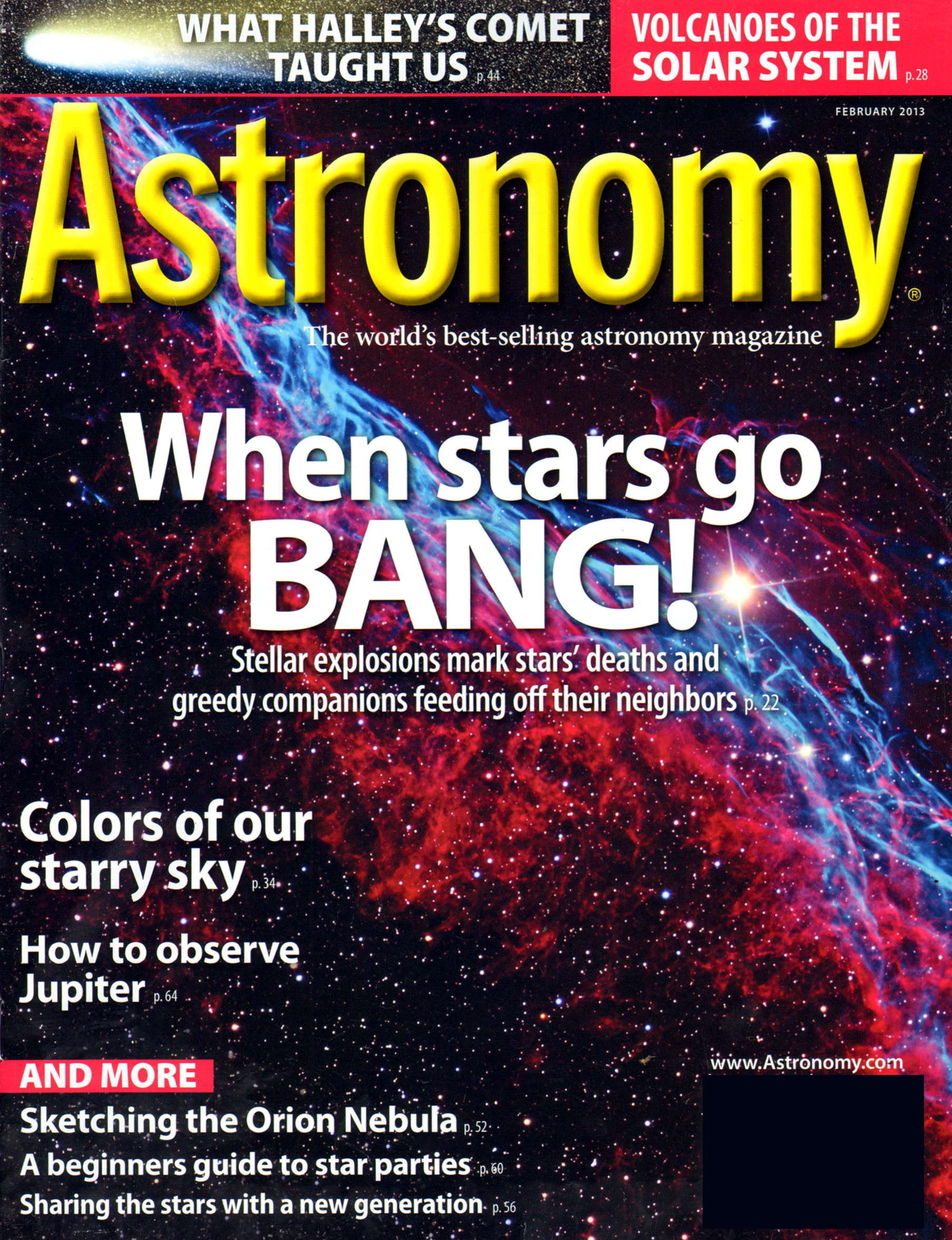 Astronomy February 01, 2013 Issue Cover