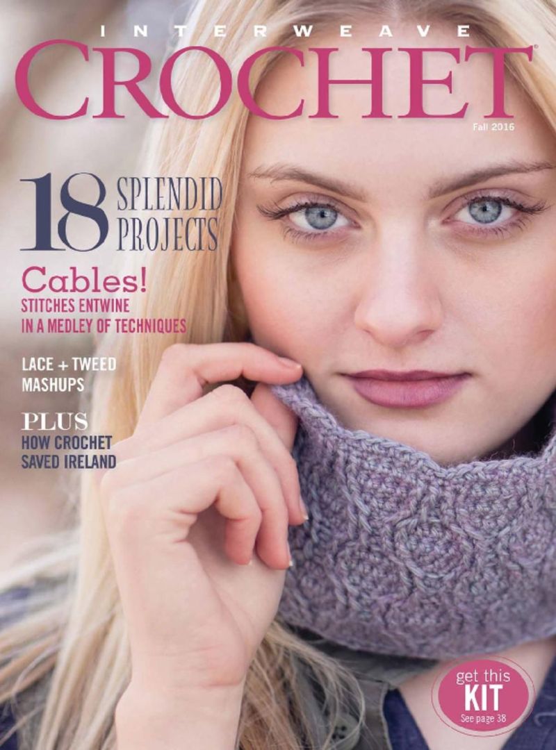 Interweave-Crochet September 01, 2016 Issue Cover