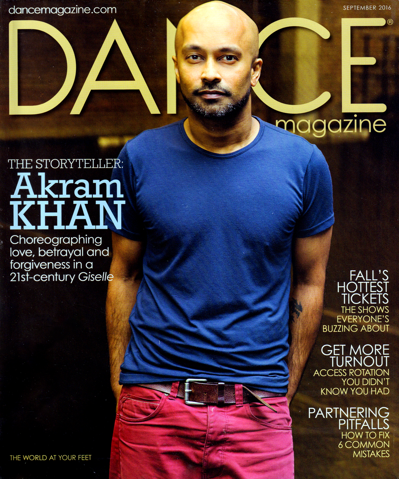 Dance-Magazine September 01, 2016 Issue Cover