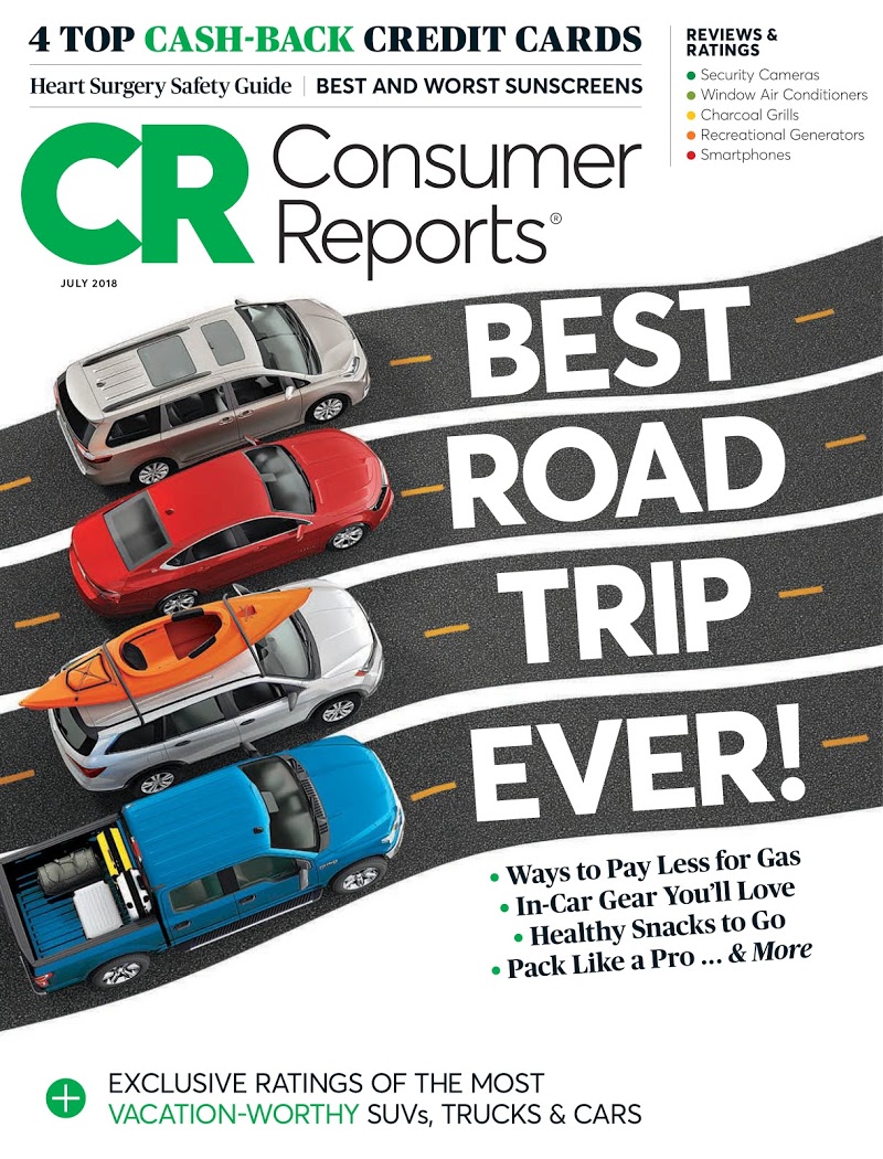 Consumer-Reports July 01, 2018 Issue Cover