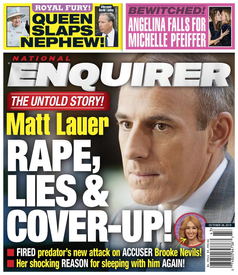 national-enquirer October 28, 2019 Issue Cover