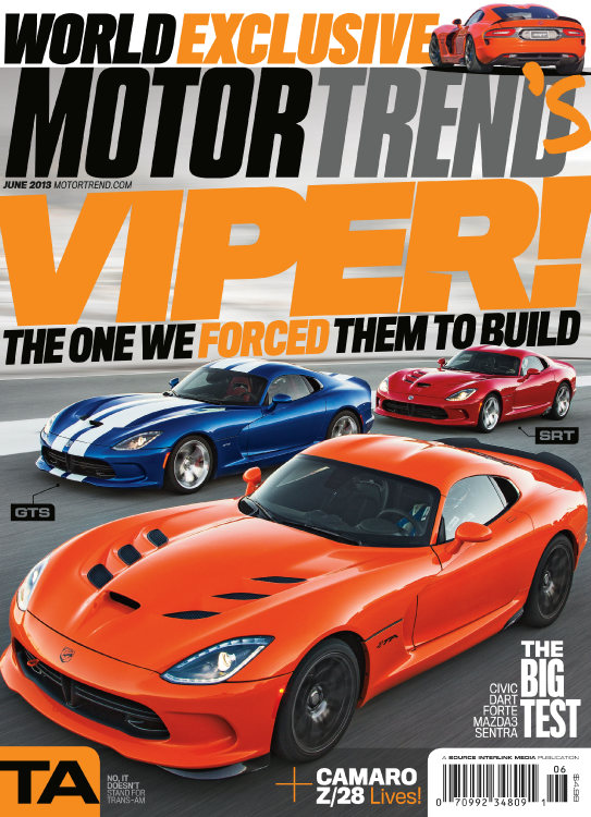 Motor-Trend June 01, 2013 Issue Cover