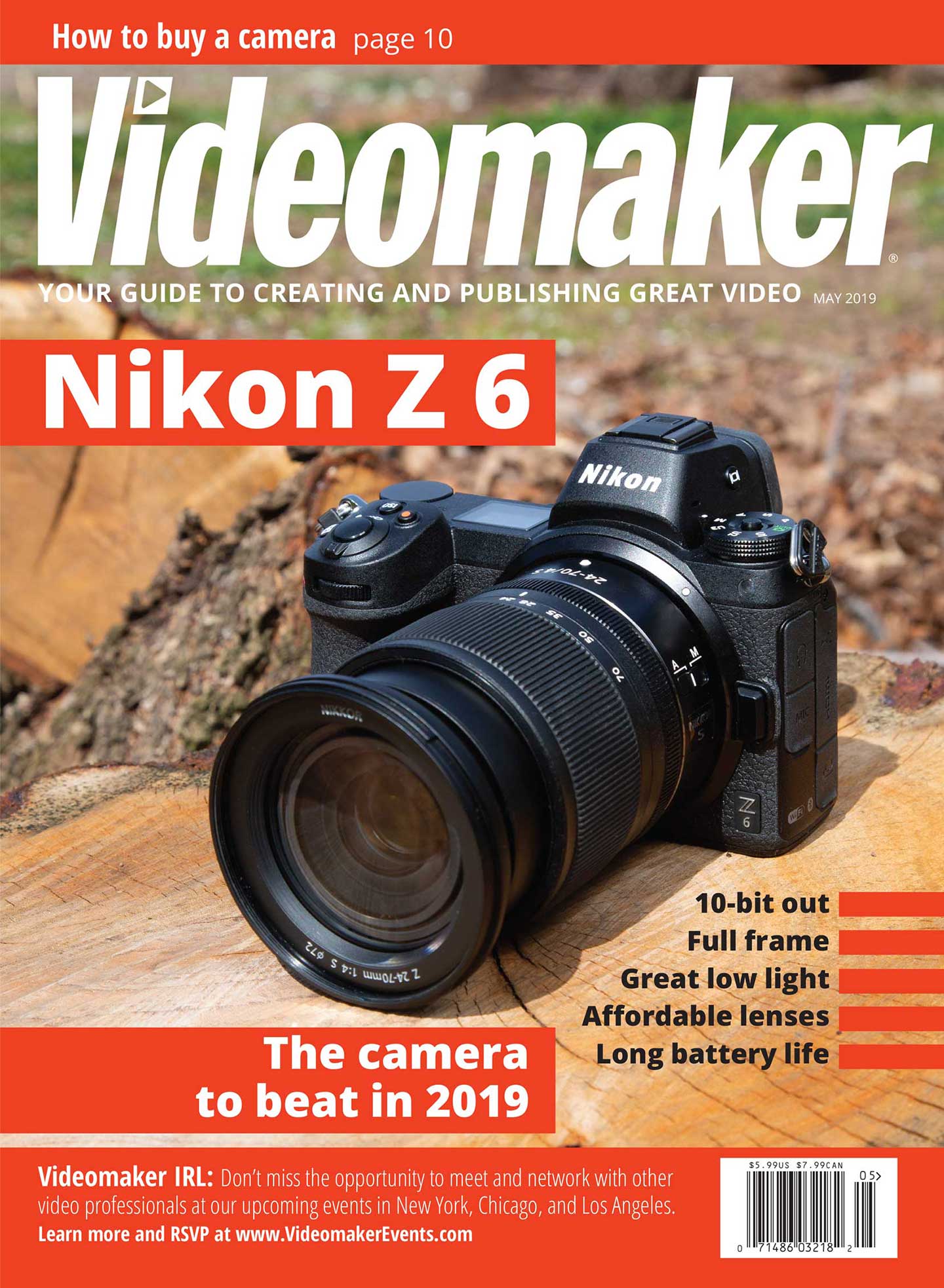 Videomaker May 01, 2019 Issue Cover