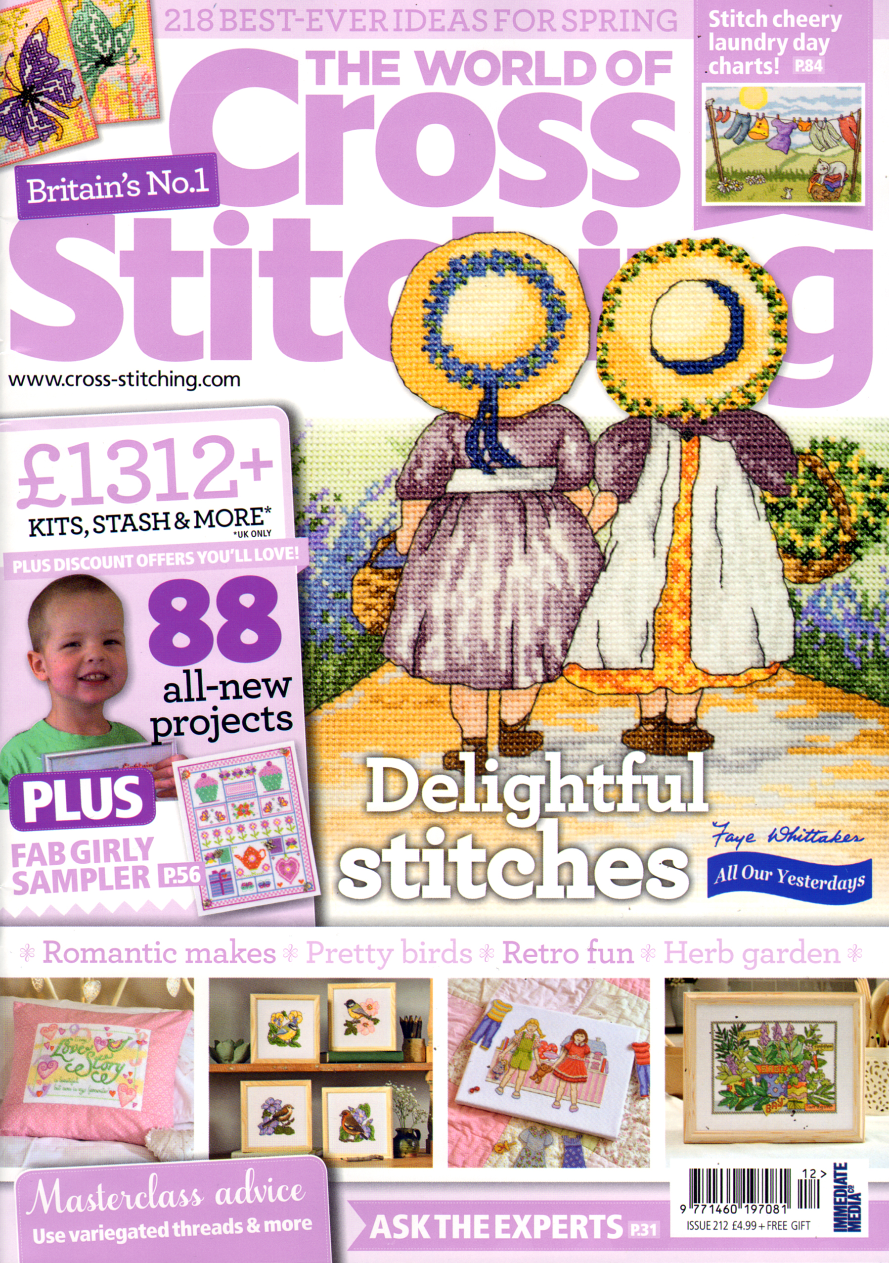 The-World-of-Cross-Stitching February 01, 2014 Issue Cover
