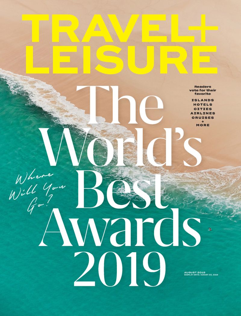 Travel-and-Leisure August 01, 2019 Issue Cover