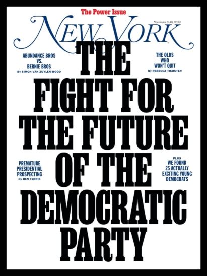 New York Magazine November 03, 2025 Issue Cover