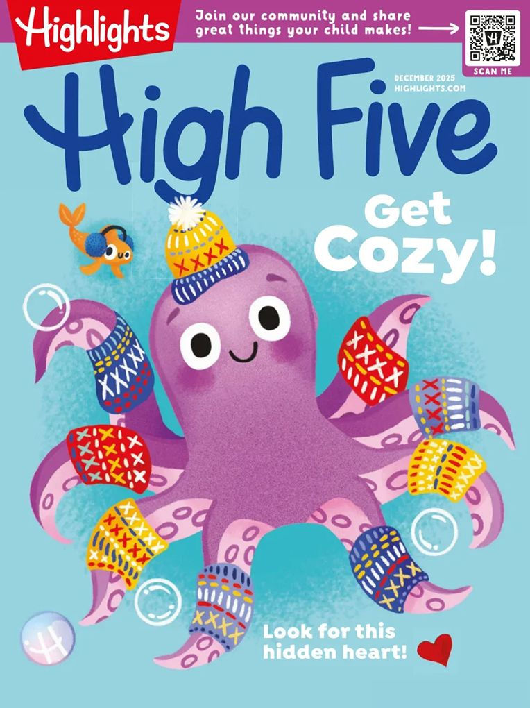 Highlights-High-Five December 01, 2025 Issue Cover
