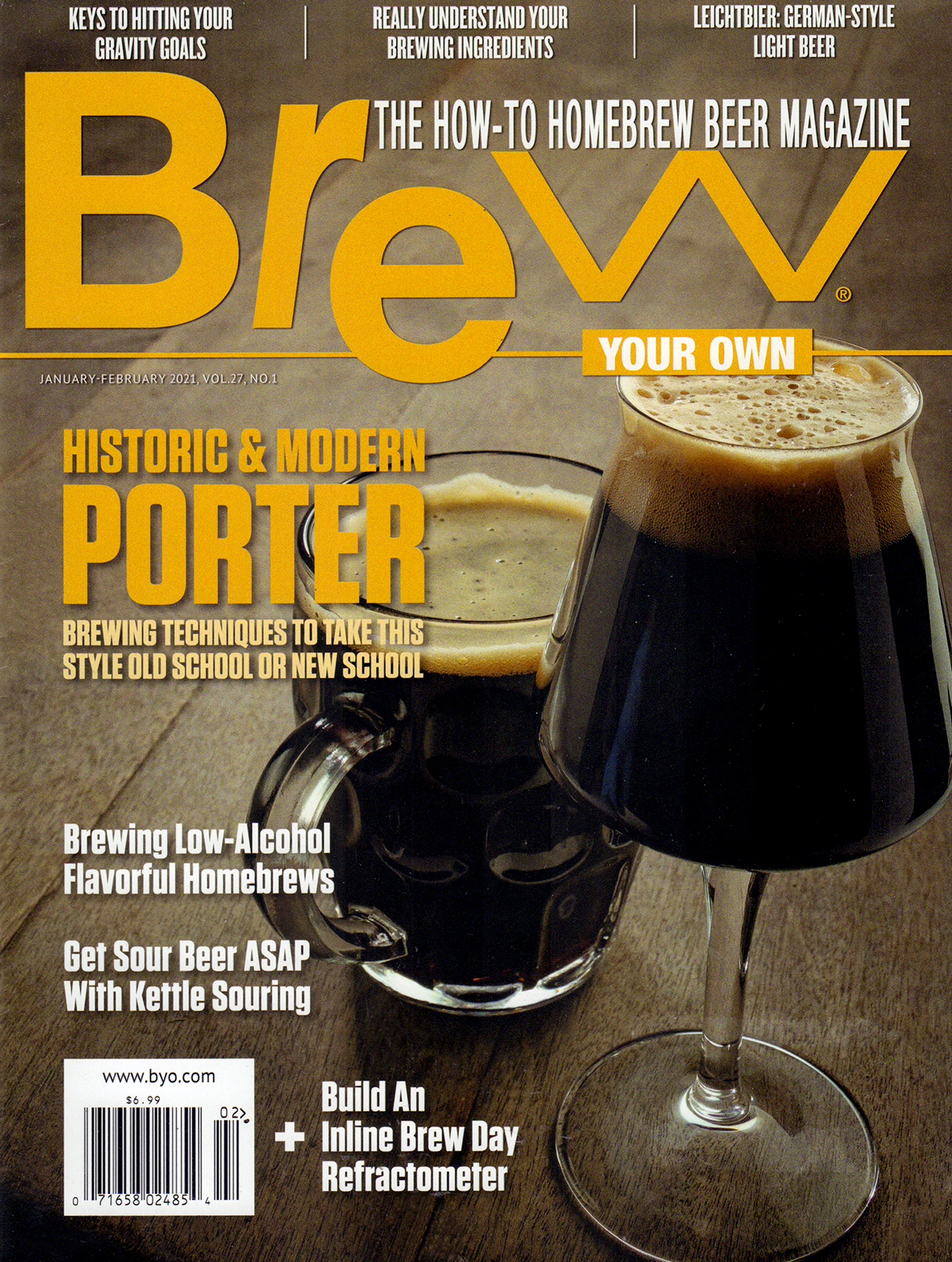 Brew-Your-Own January 01, 2021 Issue Cover
