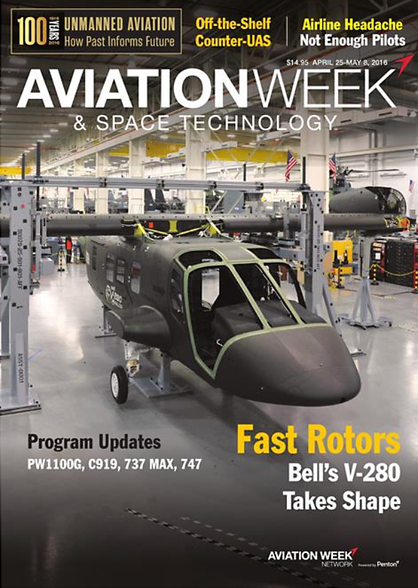Aviation-Week-and-Space-Technology April 25, 2016 Issue Cover