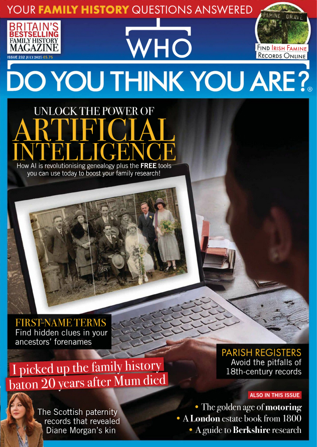 Who-Do-You-Think-You-Are July 01, 2025 Issue Cover