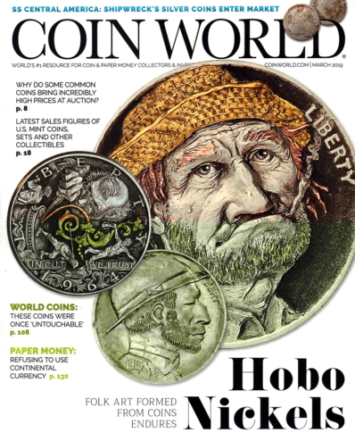 Coin World Monthly March 01, 2019 Issue Cover