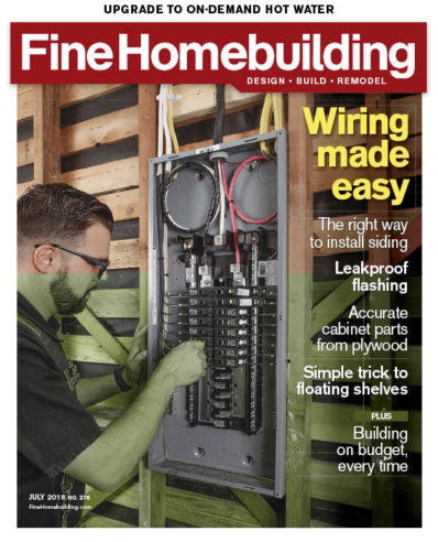 Fine Homebuilding July 01, 2018 Issue Cover