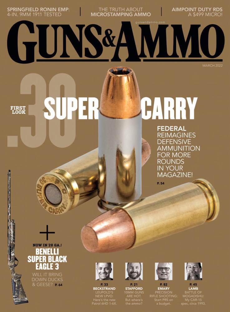 Guns-and-Ammo March 01, 2022 Issue Cover