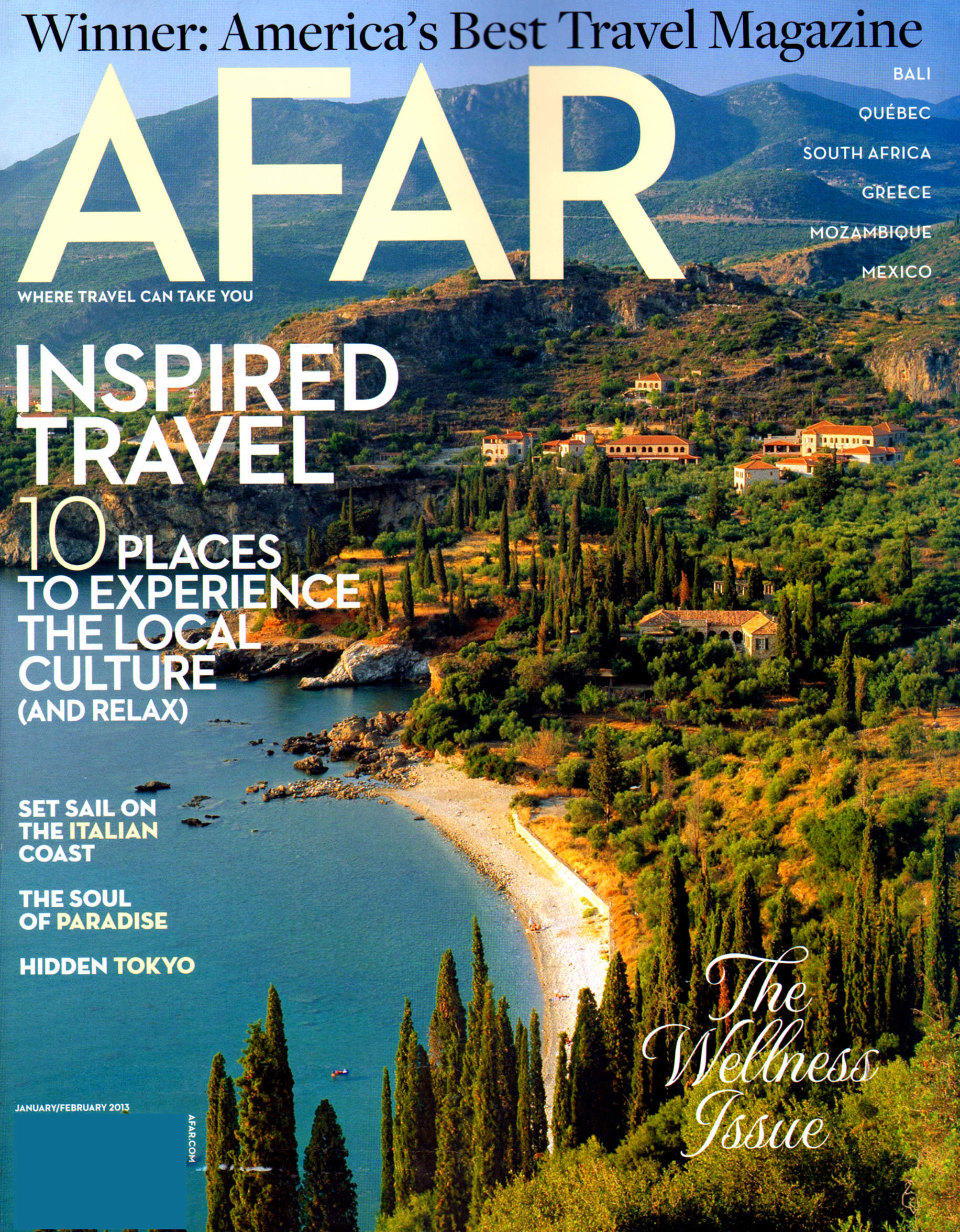 AFAR January 01, 2013 Issue Cover