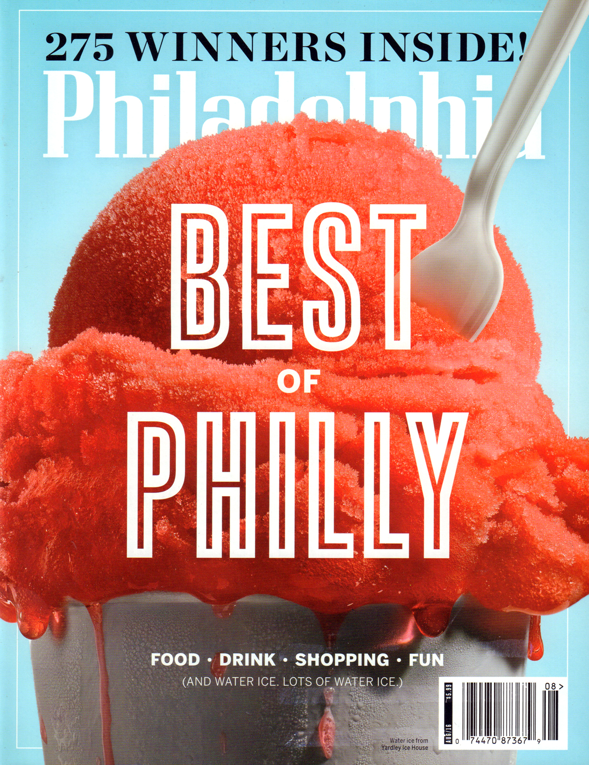 Philadelphia-Magazine August 01, 2016 Issue Cover