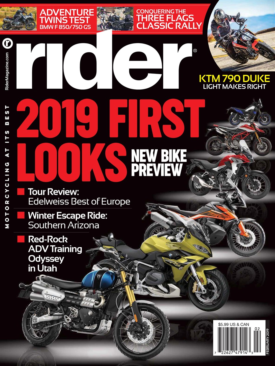 rider February 01, 2019 Issue Cover