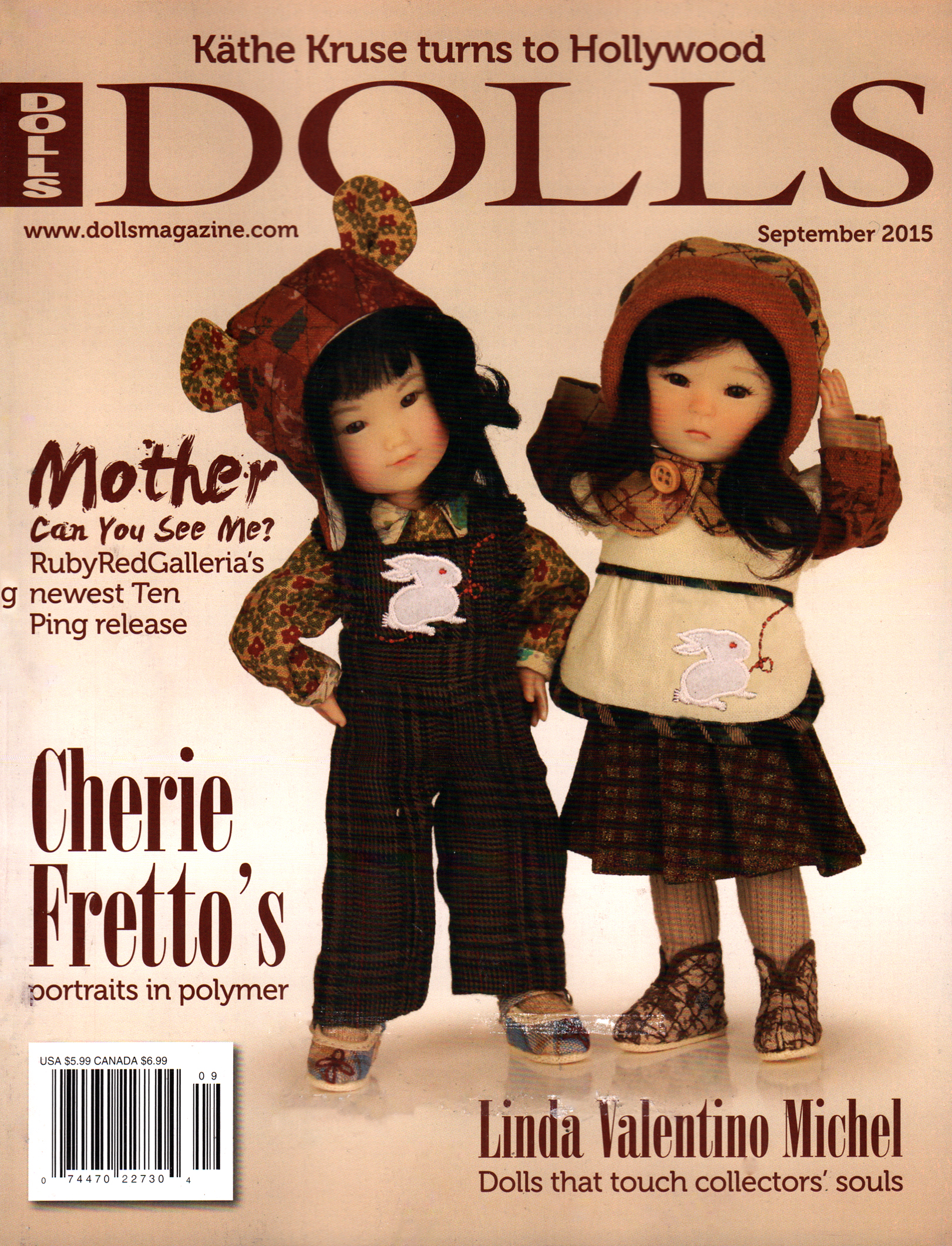 Dolls September 01, 2015 Issue Cover