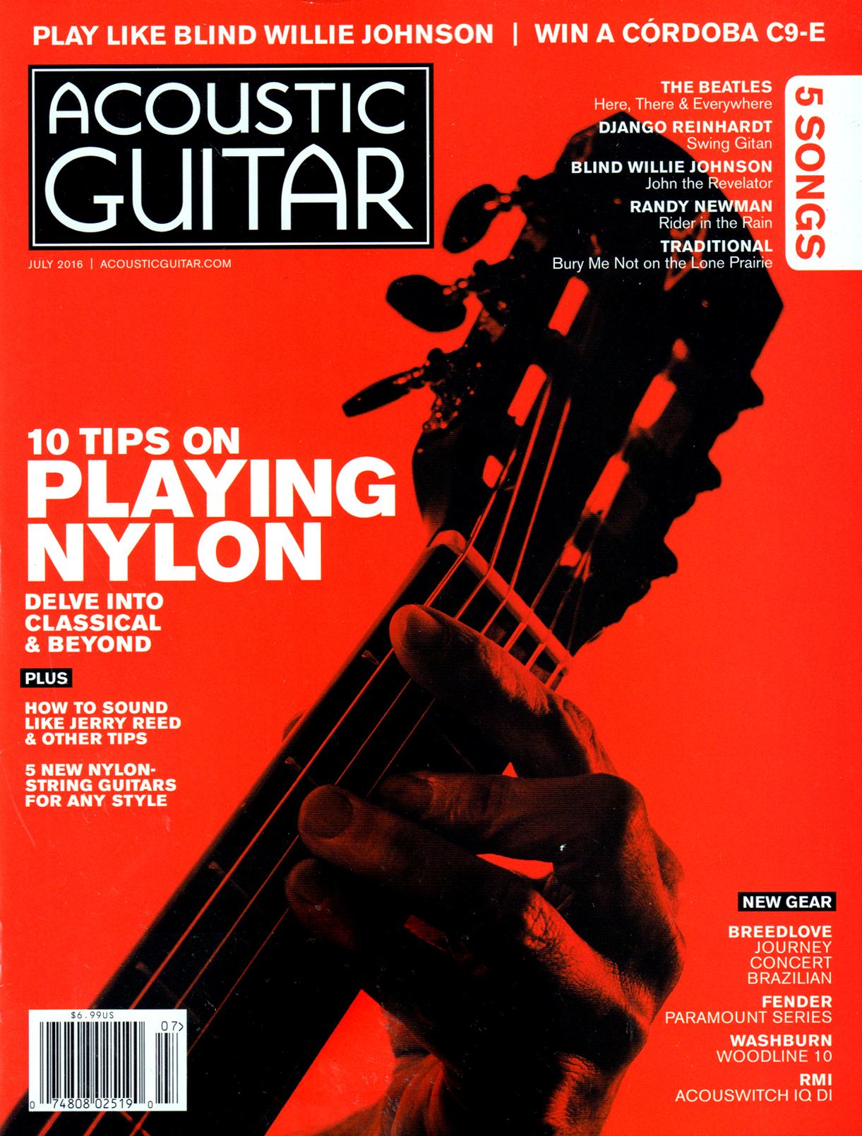 Acoustic-Guitar July 01, 2016 Issue Cover