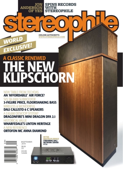 Stereophile September 01, 2019 Issue Cover