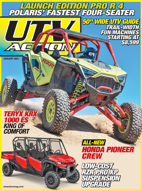 UTV-Action January 01, 2023 Issue Cover