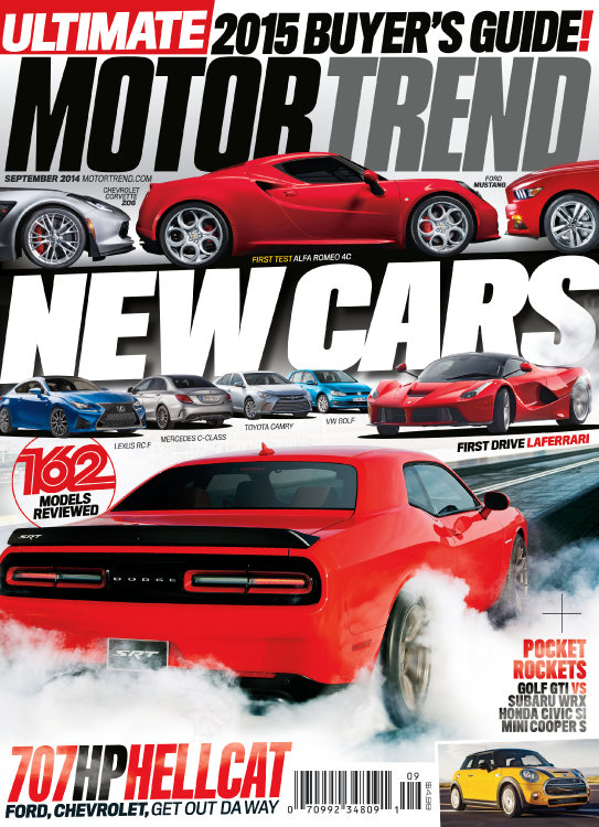 Motor-Trend September 01, 2014 Issue Cover