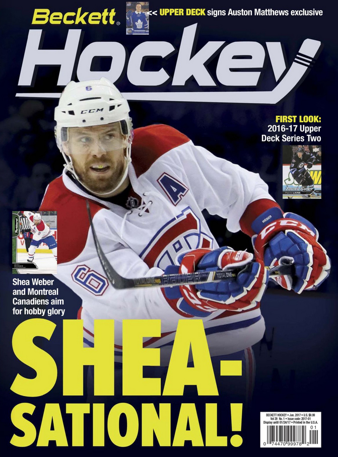 Beckett-Hockey January 01, 2017 Issue Cover