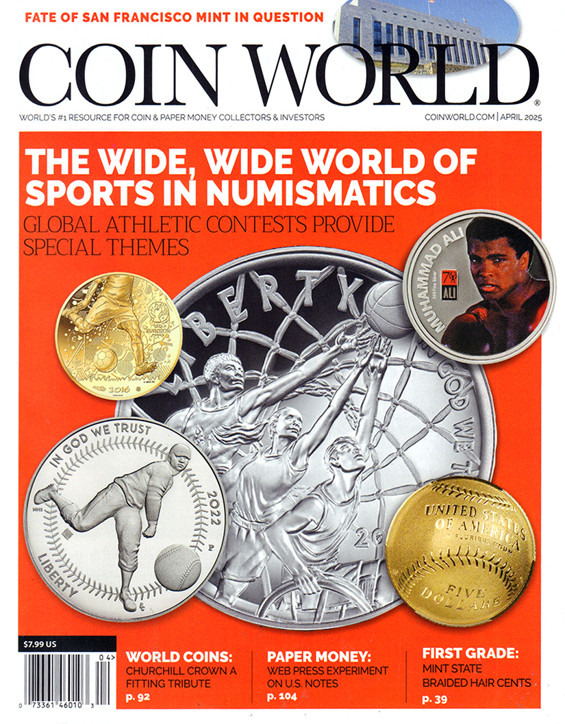 Coin-World-Weekly April 01, 2025 Issue Cover
