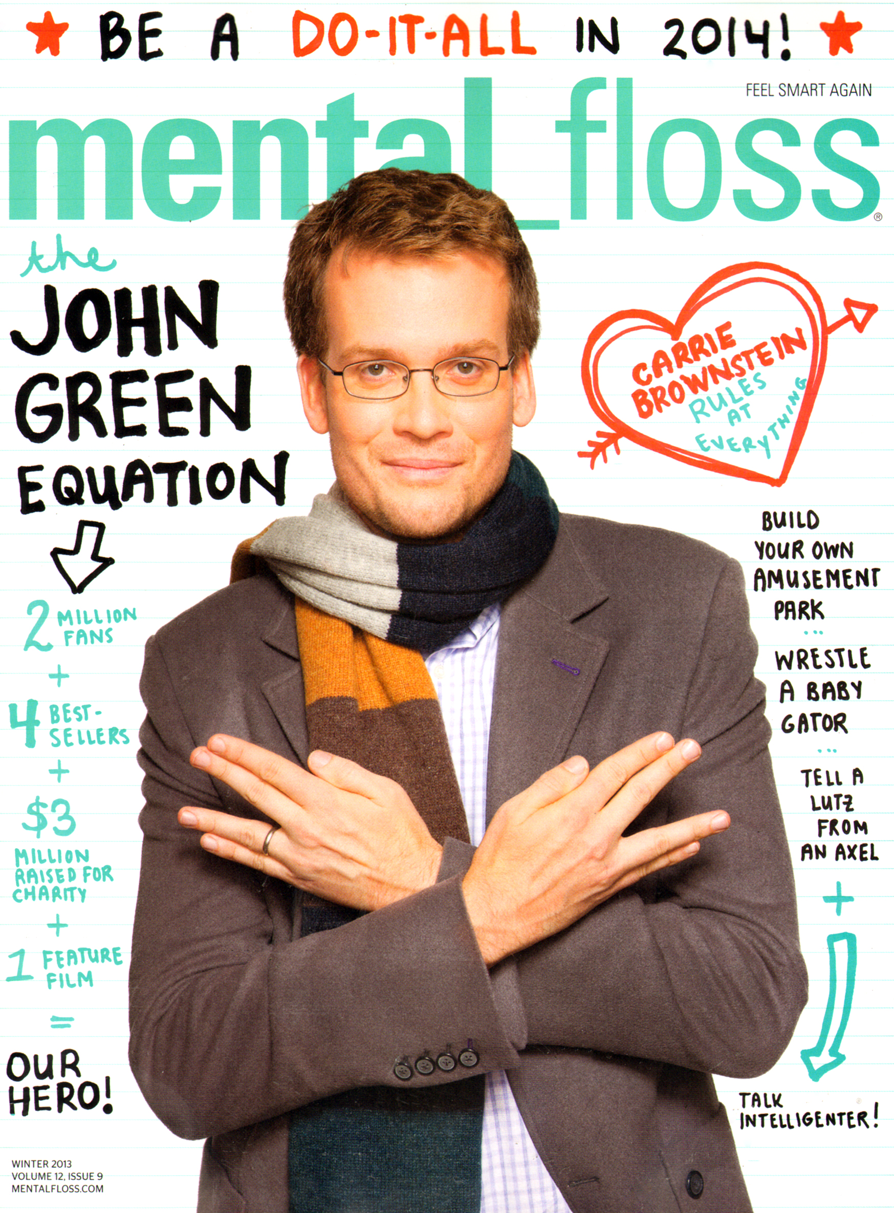 Mental-Floss December 01, 2013 Issue Cover