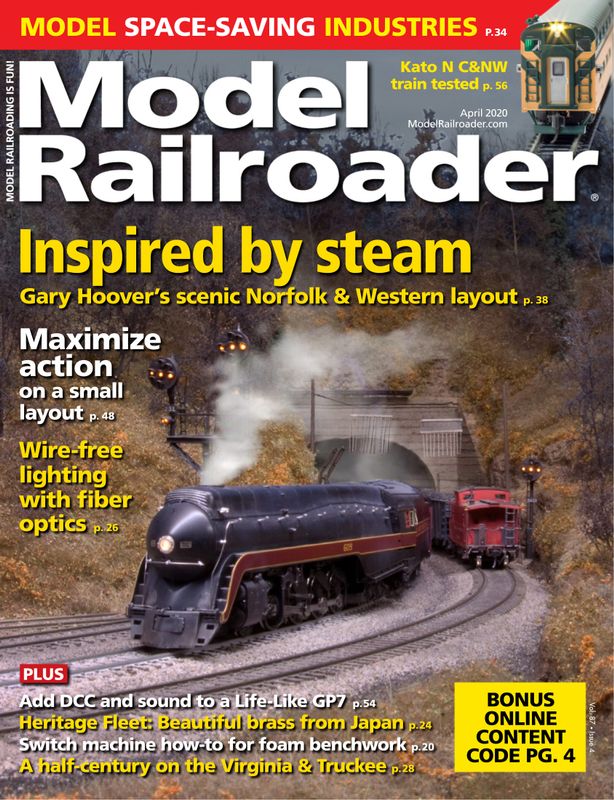 Model-Railroader April 01, 2020 Issue Cover