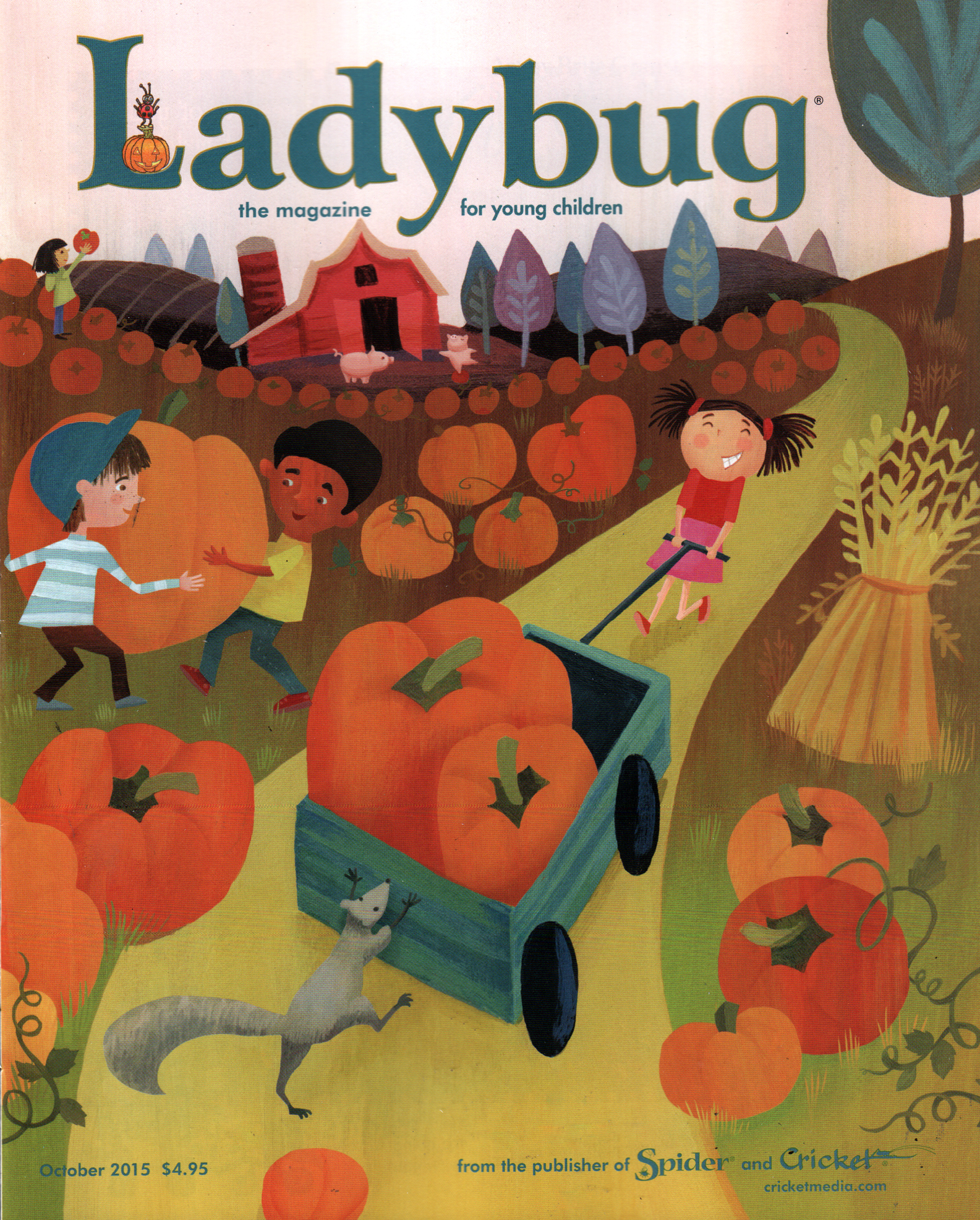 Ladybug October 01, 2015 Issue Cover