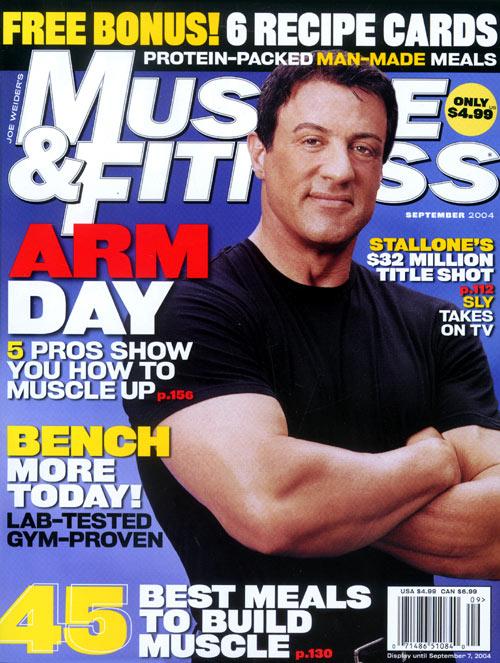 Muscle-and-Fitness August 09, 2004 Issue Cover