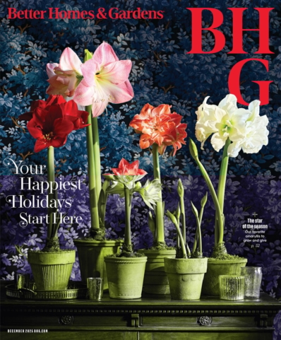 Better Homes & Gardens December 01, 2025 Issue Cover
