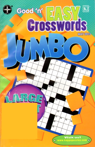 Good N Easy Crosswords Jumbo May 01, 2013 Issue Cover