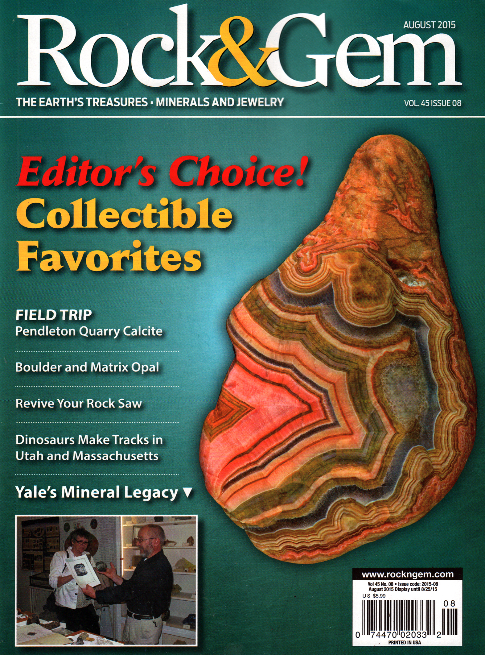 Rock-and-Gem August 01, 2015 Issue Cover