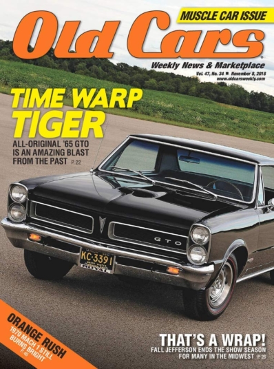 Old Cars November 01, 2018 Issue Cover