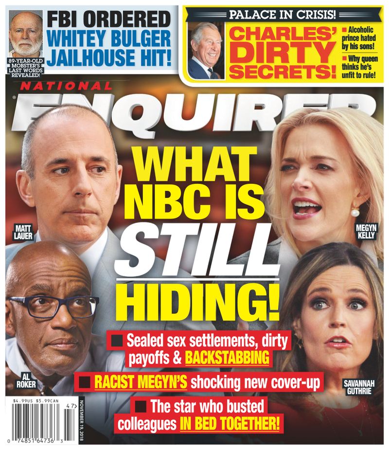 National-Enquirer November 19, 2018 Issue Cover