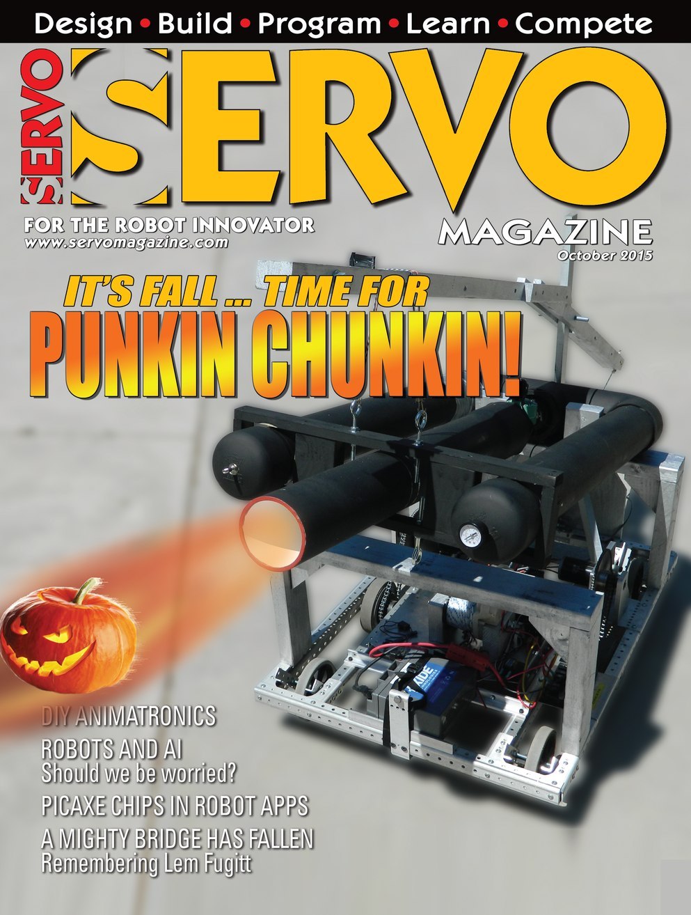 Servo-Magazine October 01, 2015 Issue Cover