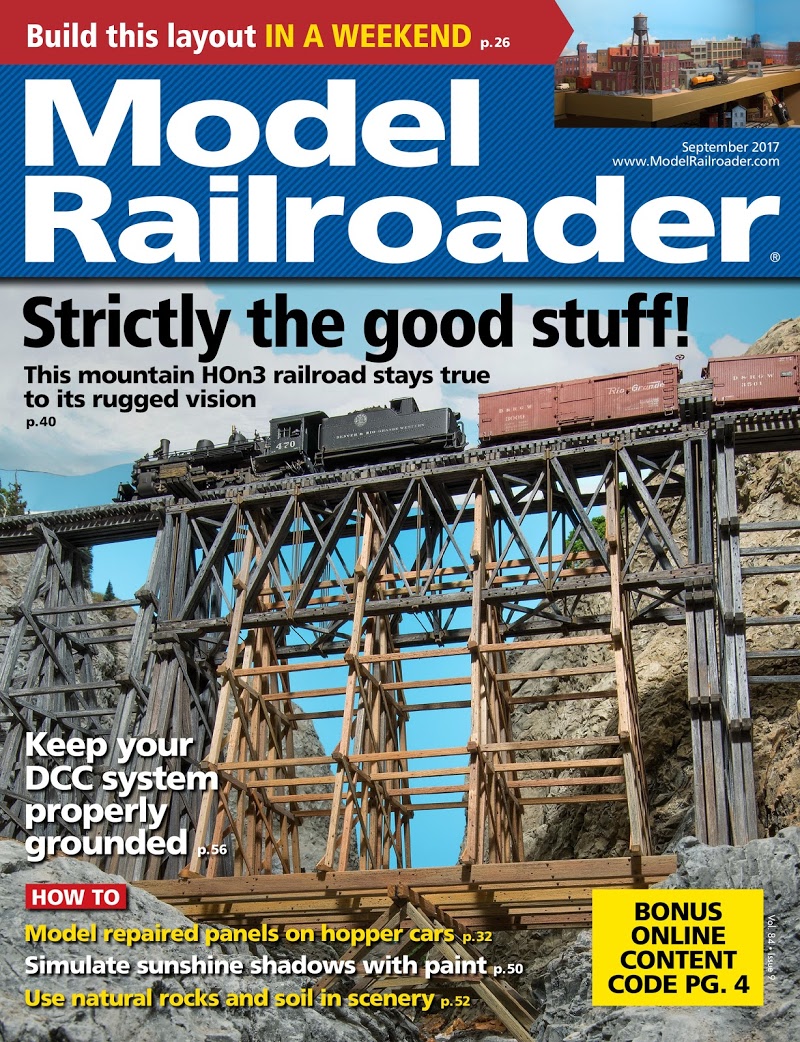 Model-Railroader September 01, 2017 Issue Cover