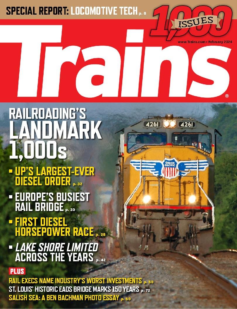 Trains February 01, 2024 Issue Cover