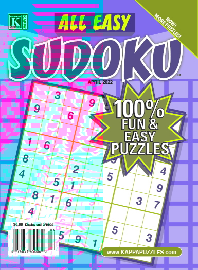 All Easy Sudoku April 01, 2024 Issue Cover