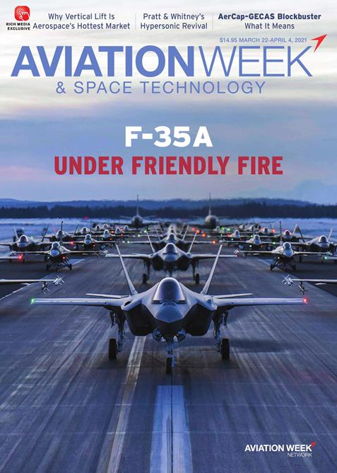 Aviation-Week-and-Space-Technology March 22, 2021 Issue Cover