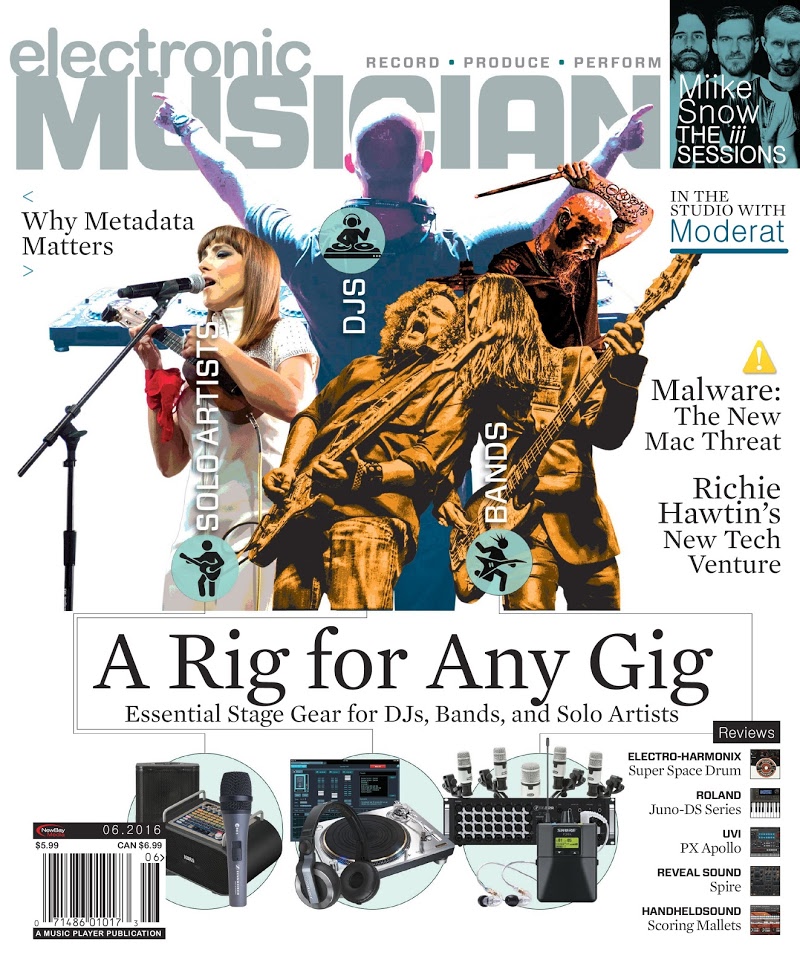 Electronic-Musician June 01, 2016 Issue Cover