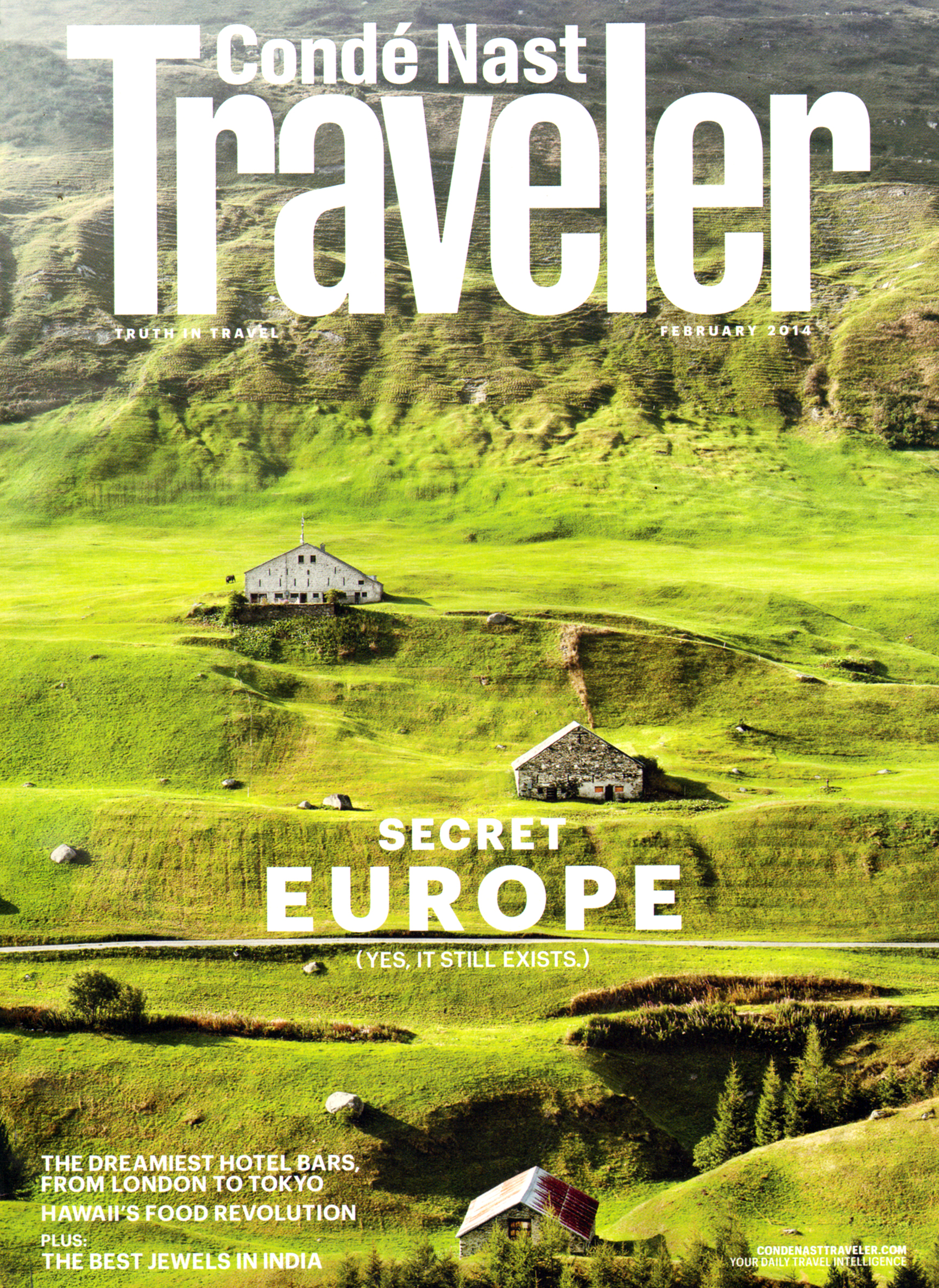 Condé-Nast-Traveler February 01, 2014 Issue Cover